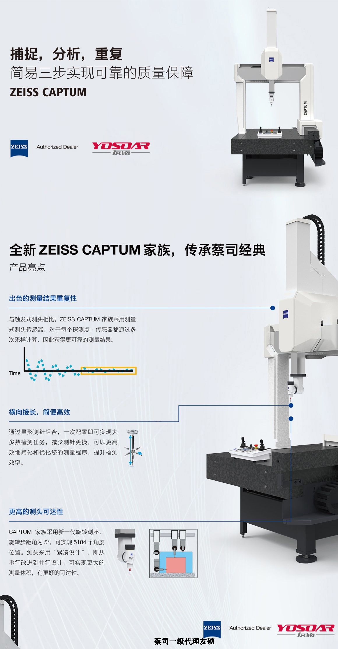 文昌蔡司三坐标CAPTUM